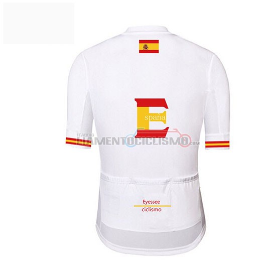 Abbigliamento Ciclismo Vuelta Espana Manica Corta 2019 Bianco